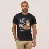 Shih tzu Didnt Fart Kiss Dog T-shirt (Voorkant volledig)