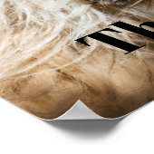 Shih tzu die lachen maakt grappige tekst aan poster (Hoek)