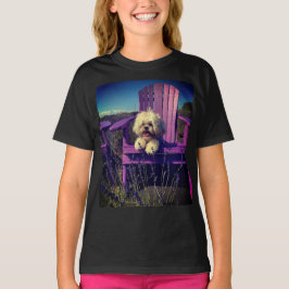 Shih Tzu die ontspant in de zon (honden, puppy) T-shirt