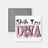Shih Tzu DIVA Magneet (Voorkant / Achterkant)