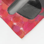 Shih Tzu Dog Auto met hart Valentijnse Fleece Deken (Hoek)