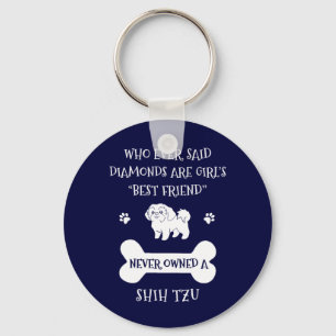 Shih Tzu Dog Best Friend Sleutelhanger