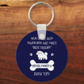 Shih Tzu Dog Best Friend Sleutelhanger (Voorkant)