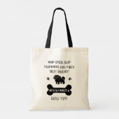 Shih Tzu Dog Best Friend Tote Bag (Achterkant)