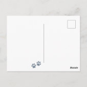 Shih Tzu Dog Briefkaart (Achterkant)