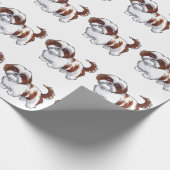 Shih Tzu Dog Cadeaupapier (Hoek)