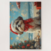 Shih Tzu Dog Christmas  Beach Legpuzzel (Verticaal)