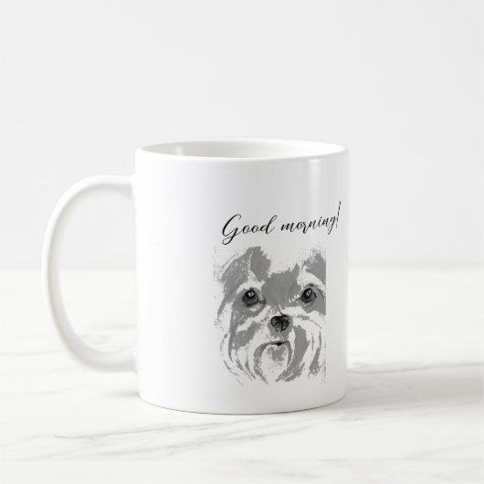 Shih Tzu Dog Coffee Mok (Links)