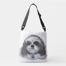 Shih Tzu Dog Crossbody Tas