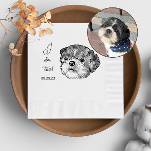 Shih Tzu Dog gepersonaliseerd doe ik ook Servet