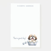 Shih Tzu Dog gepersonaliseerd Post-it® Notes (Voorkant)
