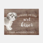 Shih tzu .Dog gepersonaliseerde deurmat (Voorkant)