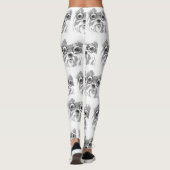 Shih Tzu Dog Glasses Leggings (Achterkant)