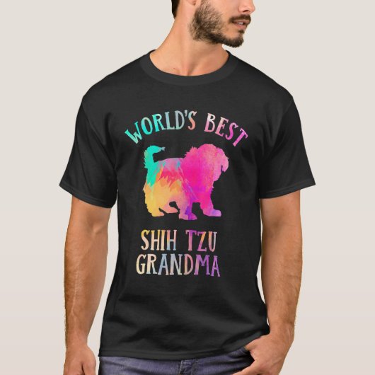Shih Tzu Dog Grandma  Worldu2019s Best Shih Tzu Gr T-shirt (Voorkant)