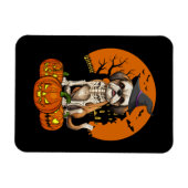 Shih Tzu Dog Halloween Magneet (Horizontaal)