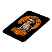 Shih Tzu Dog Halloween Magneet (Linkerzijde)