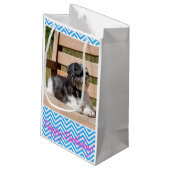 Shih Tzu Dog Happy Birthday Klein Cadeauzakje (Achterkant Gekanteld)