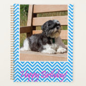 Shih Tzu Dog Happy Birthday Planner (Voorkant)