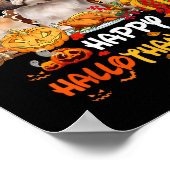 Shih Tzu Dog Happy Halloween Thanksgiving Merry Ch Poster (Hoek)