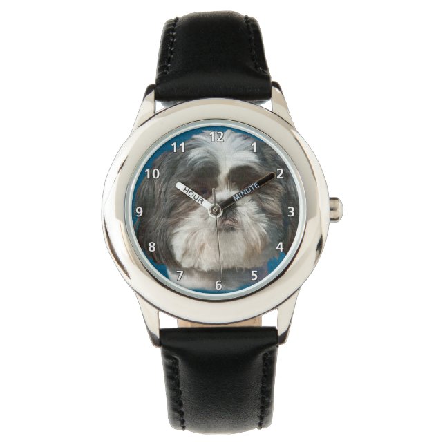 Shih Tzu Dog Horloge (Voorkant)