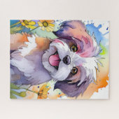 Shih Tzu Dog Jigsaw Puzzel (Horizontaal)