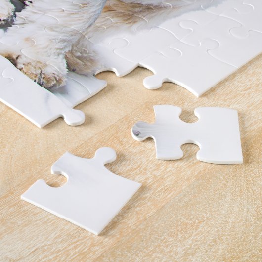 Shih Tzu Dog Jigzaag Puzzle Legpuzzel (Zijkant)