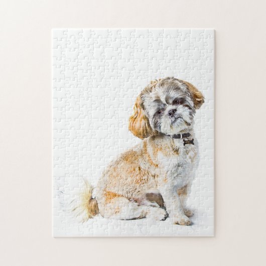 Shih Tzu Dog Jigzaag Puzzle Legpuzzel (Verticaal)