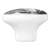 SHIH TZU DOG KERAMISCHE KNOP (Zijkant)