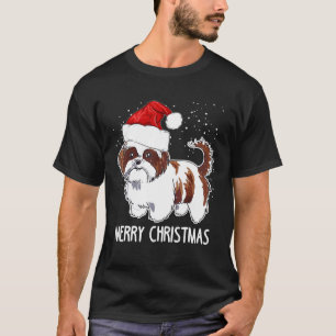 Shih Tzu Dog kerstmis T-shirt