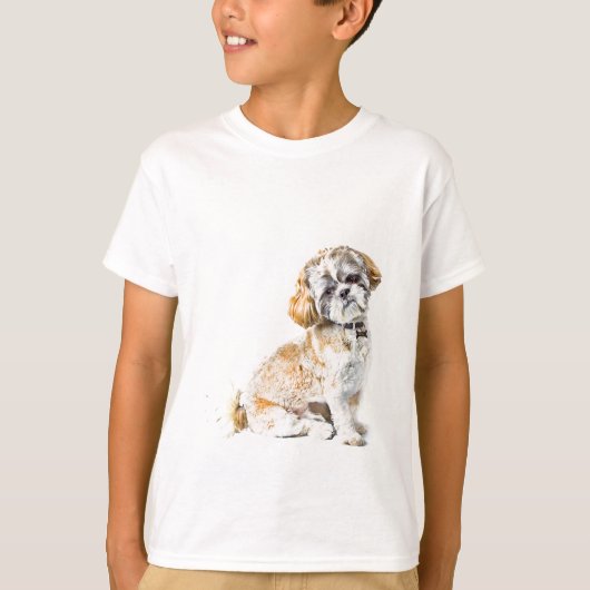 Shih Tzu Dog Kinder Tee Shirt (Voorkant)