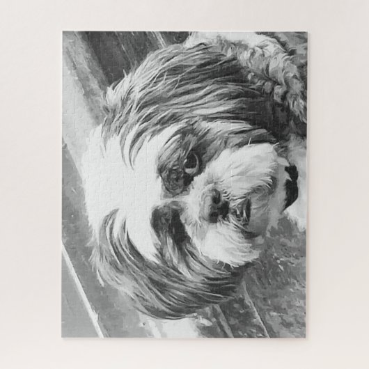 SHIH TZU DOG LEGPUZZEL (Verticaal)