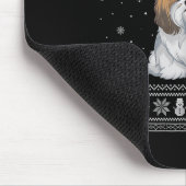 Shih Tzu Dog Lovers Men Women Santa Ugly Xmas Swea Muismat (Hoek)