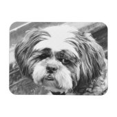 SHIH TZU DOG MAGNEET (Horizontaal)