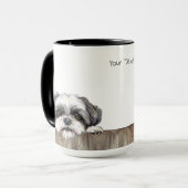 Shih Tzu Dog Mok (Voorkant links)