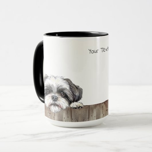 Shih Tzu Dog Mok (Voorkant links)