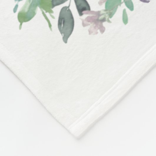 Shih Tzu Dog Mom Floral Fleece Deken (Hoek)