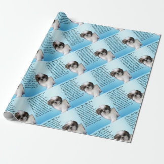 Shih Tzu Dog - Nan Poem Cadeaupapier