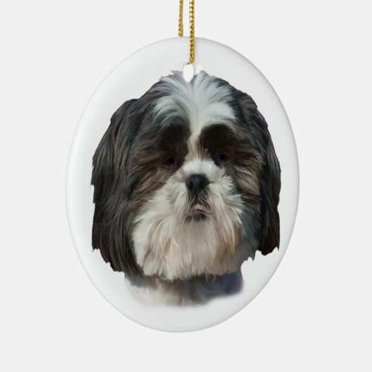 Shih Tzu Dog Ornament (Rechts)