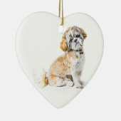 Shih Tzu Dog Ornament (Rechts)