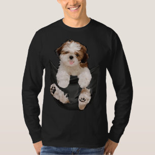 Shih Tzu Dog Pet Puppy voor eigenaren Shihtzu Scha T-shirt