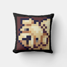 Shih Tzu dog. Pixel Art, pixelart Kussen