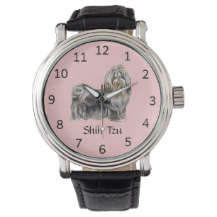  Shih Tzu Dog polshorloge Horloge
