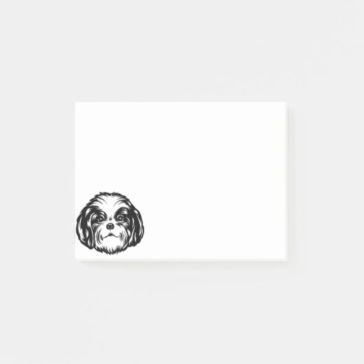 Shih Tzu Dog Post-it® Notes (Voorkant)
