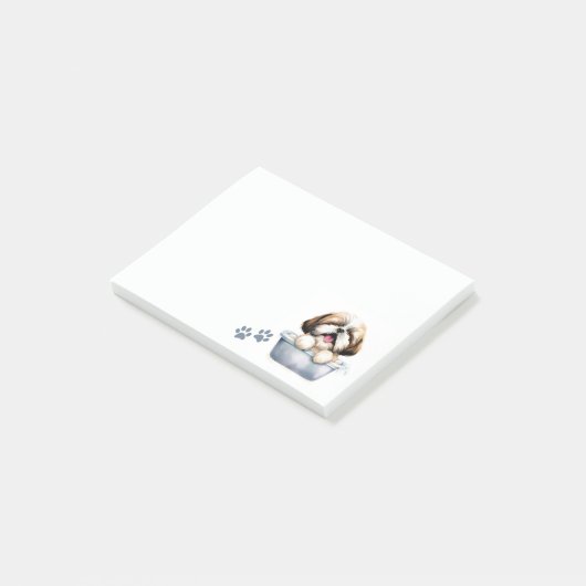 Shih Tzu Dog Post-it® Notes (Schuin)