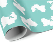 Shih-Tzu Dog Puppy Long Hair Cadeaupapier (Rol Hoek)