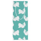 Shih-Tzu Dog Puppy Long Hair Wijn Cadeautas (Achterkant)