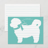 Shih Tzu Dog Puppy Teddy Bear Short Hair Bedankkaart (Voorkant / Achterkant)