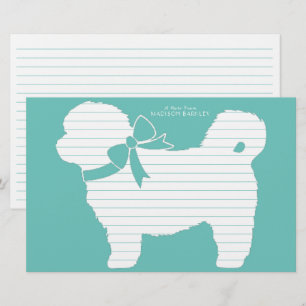 Shih Tzu Dog Puppy Teddy Bear Short Hair Briefpapier
