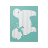 Shih Tzu Dog Puppy Teddy Bear Short Hair Notitieblok (Linkerzijde)