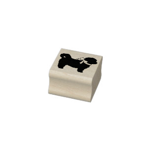 Shih Tzu Dog Puppy Teddy Bear Short Hair Rubberstempel